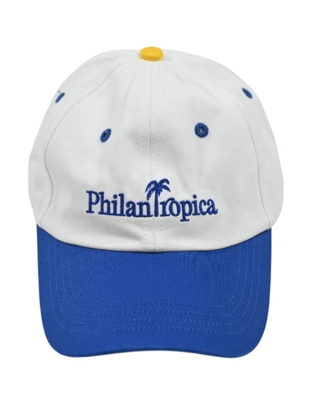 Philantropica Club Logo Hat in White Blue